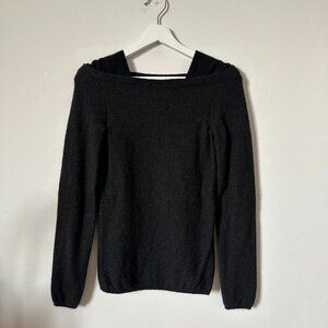 Narciso Rodriguez Yak Virgin Wool Bateau Sweater Size 2